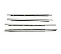 Rubber Seal 4pcs/Set Chrome Car Window Glass Seal Moulding Trim for Accord 2008 2009 2010 2011 2012 2013 Only for US Version Weather Stripping