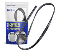 Rubber Seal for Dishwasher 1730 mm Has the Original Code 1171265448 117126544/8 1171265026 for Dishwasher Door for Zanussi for Electrolux - MADE IN ITALY - Warranty 10 Years - MONTERAL