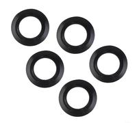 Rubber Seal Washer Gasket for Kitchen Sink Basket Strainer, Flexible Black Replacement Seals Compatible with 78 79 80 82 83mm Diameters, 5 Pack(For 78 79 80mm)