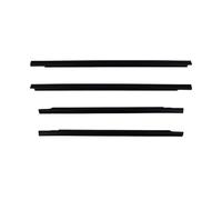 Rubber Seal Weather Stripping 4PCS for Mitsubishi L200 for Strada 4 Door 1996-2002 Outer Windows Rubber Weatherstrip Waterproof Pressure Seal Belt Moulding Trim