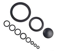 Rubber Sealing Rings for 3L, 5L & 8L Garden Sprayers - 10-Pack Reusable, Odorless, Food-Safe Replacement O-Rings for Manual Pressure Sprayers (Black)