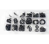 Rubber seals - 225 pieces, various dimensions, high weather resistance, ideal for sealing connections and preventing leaks.*