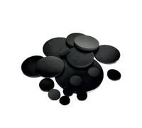 Rubber Sheet, Round Nitrile NBR Seal Gaskets Rubber Sheet Pad Dia10-100mm Thick 1/1.5/2/3/4/5mm 10pcs(4mm 45mm)