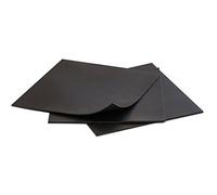 Rubber Sheets, Black, 6x6-Inch by 1/16 (Pack of 3) Neoprene, Plumbing, Gaskets DIY Material, Supports, Leveling, Sealing, Bumpers, Protection, Abrasion, Flooring