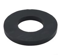 Rubber shock absorber top mount bushing with suspension damping ring spacer compatible with various car types for enhanced vibration control (Black)