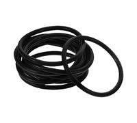 Rubber Shock Mount Bands 10pcs for Condenser Microphone Stands | Universal Elastic Replacements, Black Low-profile Design, Secure Fit for Broadcasting and Home Studio Setups