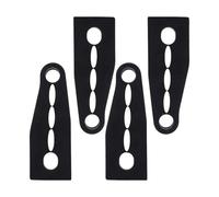 Rubber Silencer - Door Closing Buffer, Vehicle Noise Dampener, Compression Gasket, Sound Deadening Function, Automotive Body Category, Black Round Ten Millimeter Thick Circular Piece