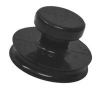 Rubber Singing Bowl Lifter Suction Handle Tool for Meditation | Black 8x8x5cm Gripper, Non-Slip Support, for Tibetan Bowls, Music Teachers and Sound Therapy