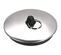 Rubber Sink Stopper Drain Plug, Rubber Bathroom Sink Plug, Fit 55-57mm With Ring For Bath Kitchen Bathroom