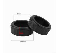 Rubber Sleeve for Power Tool Bearing Models 607 608 6000 with Steel Bottom Ring for Angle Grinder and Electric Hammer Accessories 2 Pieces (608 Height 9mm)