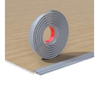 Rubber Slope Transition Strip, Seamless Threshold Edging Trim 3/3.5cm Wide, Floor Joining Strips for Living Room Bedroom Kitchen(Gray Texture,L400cm*W 3cm)
