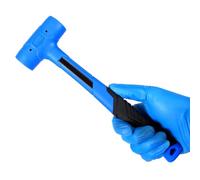 Rubber - Small T-Casting, Cycle Repair Tool, Workshop, Heat-Treated Steel Frame with Storage Hole, Non-Slip Design for DIY and Bike Repairs