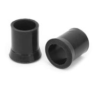 Rubber Smoking Pipe Tip Grips, 100PCS Rubber Pipe Tip Grips Smoking Mouthpiece Stem, Black or White (02)
