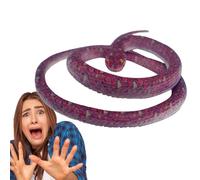 Rubber Snakes Realistic - 70cm Fake Prank For Outdoor Yard Decor | Realistic Rubber For Garden Protection, Halloween Party Decoration, Gag Joke , Fake For Scaring Birds