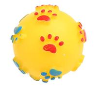 Rubber Sounding FunBall Puppy Toy Fun Popular Dog Toys Ball Interactive Game Gift Indestructible for Boredom for Small Dogs Puppy for Large Tough Squeaky Balls Soft
