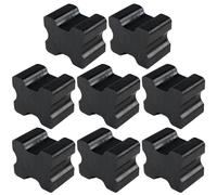 Rubber Spacer, 8Pcs Coil Spring Spacer, 1.9x1.2 inch Adjustable Rubber, Coil Spring Booster to Fit Most Cars