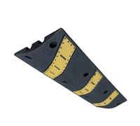 Rubber Speed Bump,2 Channel Rubber Speed Bumps Humps,2 Channel Floor Cord Cover,for Garage Gravel Roads Asphalt Concrete
