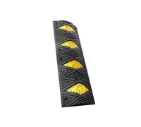 Rubber Speed Bump,Load Capacity 20 Tons, Buffer Zone for Construction Sites School Parking Lot Entrance(Thickness 5cm)