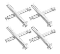 Rubber Speed Hump Expansion Bolts, 8pcs Cast Steel Anchors | Silver Finish, Weather Resistant Construction, Fast Installation for Municipal Crews, Contractors, Streets, Commercial