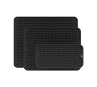 Rubber Spill Mat Dishware Drying Pad Bar Counter Heat Insulation