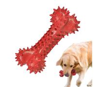 Rubber Spiny Dog Toy - Soft Chew Bone Puppy Teething Toy | Chew Aid Toys, Soft Comfort Design for Small Puppies
