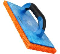 Rubber Sponge Float for Plastering, Rendering & Cement Finishing - 280x140mm Medium Coarse Plastering Float & Plasterers Trowel - Professional Plastering Tools for Smooth Render & Concrete Surfaces