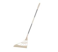 Rubber Squeegee Broom, Grey Multifunctional Silicone Magic Broom with Long Adjustable Handle, Perfect for Shower Bathroom Kitchen Home Tile Pet Fur Marble Glass Window Cleaning (Beige)