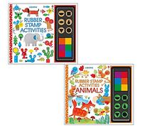 Rubber Stamp Activities & Rubber Stamp Activities Animals By Fiona Watt 2 Books Collection Set