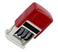 Rubber Stamp Line Dater Adjustable English Date Stamp for Scrapbooking Packaging Rubber Date Roller for Office Ergonomic ABS