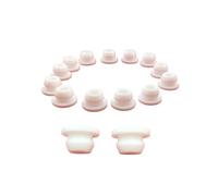 Rubber Stopper T-shaped Silicone Plugs, Silicone Rubber T-Shaped Hole Plugs Multicolor 2.5-60.6mm(White,A4mm(10pcs) d)