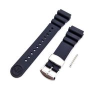 Rubber Strap 22 mm Compatible with Seiko Turtle 6309 6306 Vintage Flat Vent Prospex Skx 007 009 Sub Diver Buckle Polished Satin Stainless Steel 3016 22 mm Black Black, 22 MM, Rubber, No Gemstone