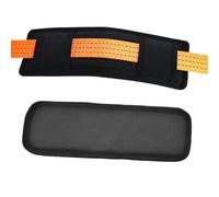 Rubber Strap Sleeve Protector - 2pc Tie Down Strap Protector | Racket Cover | Polyester Adjustable Pad for Marine Pool Transport Car Range RV RV Moving