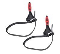 Rubber Strap Wrenches Set Durable Multifunctional Tool for Jar Opener Home Use 2PCS