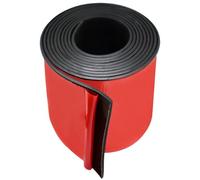 Rubber Strip Adhesive Neoprene Rubber Sheet 150mm(W) x5mm(T) x3m(L) Solid Rubber Rolls for DIY, Washers, Crafts, Pads, Flooring Protection, Supports, Seal Floor Covering, Leveling, Weather Seal