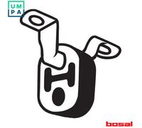 Bosal Muffler Hanger 255-086 - Rubber Exhaust Belt - Fits Audi, Skoda, VW (UK Stock)