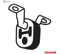 Bosal Muffler Hanger 255-086 - Rubber Exhaust Belt - Fits Audi, Skoda, VW (UK Stock)
