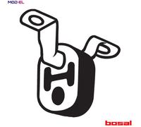 Bosal Muffler Hanger 255-086 - Rubber Exhaust Belt - Fits Audi, Skoda, VW (UK Stock)