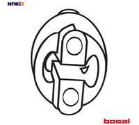 Bosal Exhaust Mounting Bracket BOS255-109 – Rubber Strip Hanger