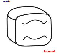 RUBBER STRIP EXHAUST SYSTEM 255-157 FOR MERCEDES-BENZ G-CLASS/SUV/Cabrio 2.7L