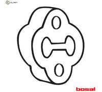 RUBBER STRIP EXHAUST SYSTEM 255-170 FOR RENAULT KADJAR KOLEOS/SUV/II TOYOTA