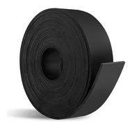 Rubber Strip Neoprene Sheet Solid Rubber Strips for Weather Seal Pads Floor Covering Vibration Protection Gasket DIY Leveling ((50mm(W)×2mm(T)×3m(L)))