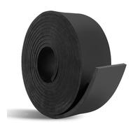 Rubber Strip Neoprene Sheet Solid Rubber Strips for Weather Seal Pads Floor Covering Vibration Protection Gasket DIY Leveling ((50mm(W)×5mm(T)×3m(L)))
