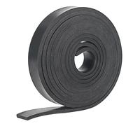 Rubber Strip Neoprene Sheet Solid Rubber Strips for Weather Seal Pads Floor Covering Vibration Protection Gasket DIY Leveling Shock Resistant, Anti-Slip (1, 25mm(W) x5mm(T) x1.5m(L))