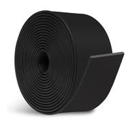 Rubber Strip Neoprene Sheet Solid Rubber Strips for Weather Seal Pads Floor Covering Vibration Protection Gasket DIY Leveling(25mm(W)×2mm(T)×6m(L))