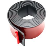 Rubber Strip Self Adhesive Neoprene Rubber Sheet 100mm(W) x5mm(T) x3m(L) Solid Neoprene Sealing Roll for DIY, Washers, Crafts, Pads, Flooring Protection, Supports, Leveling, Weather Seal