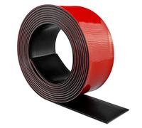 Rubber Strip Self-Adhesive Neoprene Rubber Sheet Solid Neoprene Rubber Strips for Seal Floor Covering Vibration Protection Gasket DIY (50mm(W)×1.5mm(T)×6m(L))