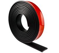 Rubber Strip Self Adhesive Neoprene Rubber Sheet Solid Neoprene Sheet for Seal Floor Covering Vibration Protection Gasket DIY (25mm×5mm×3m)