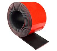 Rubber Strip Self Adhesive Neoprene Rubber Sheet Solid Neoprene Sheet for Seal Floor Covering Vibration Protection Gasket DIY (100mm×3mm×3m)