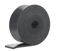Rubber Strip Solid Neoprene Rubber Sheet 50mm(W) x 5mm(T) x3m(L) Neoprene Rubber Strips Solid Rolls for DIY Gaskets, Crafts, Pads, Flooring Protection, Supports, Leveling, Anti-Vibration, Anti-Slip
