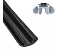 Rubber Strips for Car Roof Rack Bars, 300cm Replacement Rubber Seal for Thule (52102) Wing Bar, Weather Stripping for Wind Noise & Dust Protection